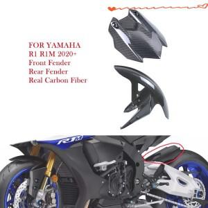 야마하 YZF R1 2020 리얼 드라이 카본 파이버 앞뒤 펜더 스플래시 가드 휠 허거
