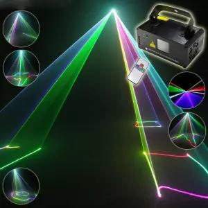 프로 RGB 파티 조명 사운드 활성화 DJ 디스코 DMX512 원격 제어 스캐너 빔 이펙트 프로젝터 쇼 KTV 바 클럽