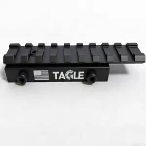 Tacgle 3/8인치 mm 도브에서 7/8인치 컨버터 피카티니 레일 어댑터 로우 프로파일 스코프 마운트 변환