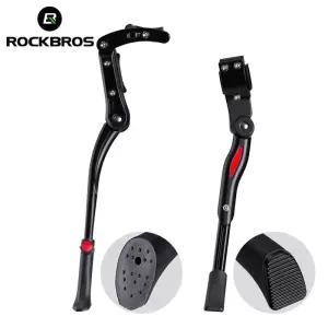 ROCKBROS 자전거 킥스탠드 주차 사이클링 조절식 MTB 로드 랙 지지대 사이드 풋 브레이스 액세서리