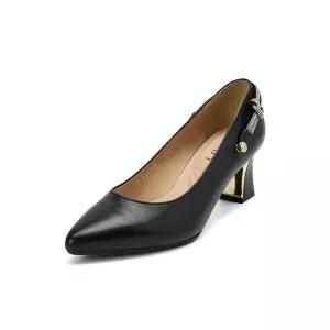 탠디본사 소가죽 펌프스 블랙  726008 K-040 (6cm)