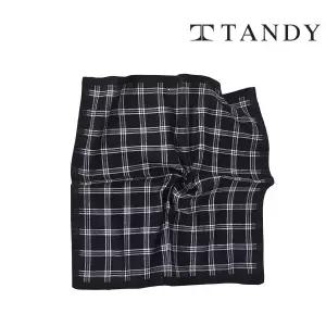 [탠디] TANDY 베이직 블랙 손수건 스카프