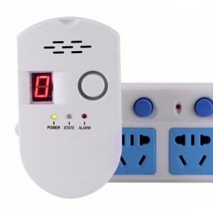 가스계량기 측정기 BRJ502D LCD LPG 분석기 천연 AC100VAC240V 디스플레이 경고 센서 감지기 디지털 가스 석탄 경보 LNG