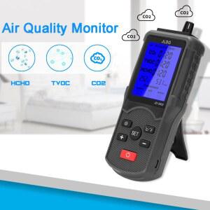가스계량기 측정기 JD3002 공기 감지기 습도 TVOC CO2 HCHO 분석기 측정 온도