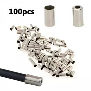 100Pcs 5*10mm 자전거 산악 시프터 코드 엔드 커버 브레이크 라인 캡 케이블 사이클링 액세서리