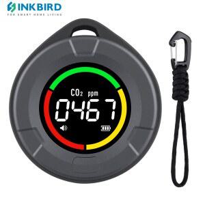 가스계량기 측정기 INKBIRDPLUS 휴대용 CO2 여행 가정 모니터 보정 감지기 디스플레이 자동 컬러 실내 사무실 미니 LCD