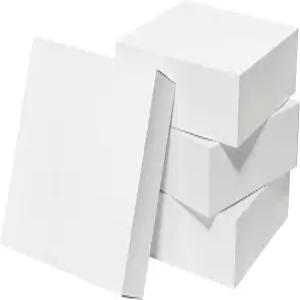 미플릿 2x2x4 인치 대형 선물 상자 뚜껑 0 팩 엑스트라 딥 스퀘어 셔츠 옷 스카프 크리스마스 휴일 생일