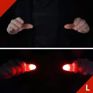JL매직 LED 손가락 불빛 마술 장난감 딜라이트 매직 라이트 공연 파티 마술도구 일반형 딜라이트(2개입)