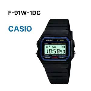 카시오 군용 전자 손목 빈티지 시계 F-91W-1DG