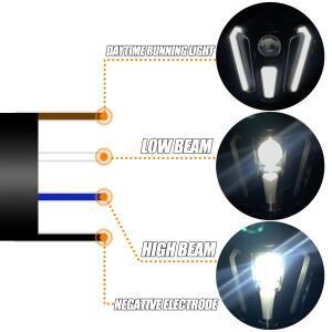 LED 바이크 오토바이 헤드라이트 DRL KTM EXC SX MX 125 250 300 450 범용 슈퍼모토 HD 헤드 랜턴 캡 라이