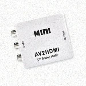 HDMI컨버터 컨버터 케이블베어 케이블체인 AV to HDMI 3RCA 변환 KC인증
