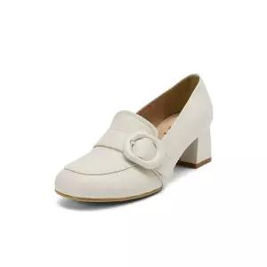 탠디본사 소가죽 로퍼 아이보리  726017 C-1320 (5cm)