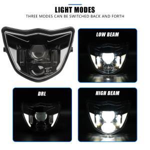 E마크 LED 헤드라이트 헤드 랜턴 캡 라이트 Hi/Lo DRL  XTZ 150 2013-2023 바이크 오토바이 어셈블리