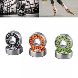 8PC 베어링 ILQ-11 고속 저소음 스케이트보드 롱보드 인라인 롤러 스케이트 및 스 적합합니다