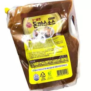 오뚜기 부어먹는 돈까스 소스 스파우트팩 2kg