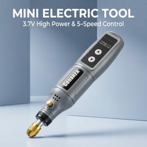 레모오 고난자 미니 전동 그라인더 3.7V 무선 옥 조각 연마 및 기계; 드릴; DIY 공구