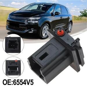 1개 테일게이트 트렁크 핸들 스위치 C3 C4 206 307 407용 OEM 6554V5  교체용 고 ABS 소재