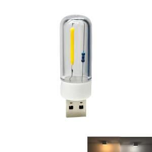 미니 LED 캠핑 램프 5V 야간 조명 USB 필라멘트 휴대용 충전  PC 노트북 휴대폰 전원 전구