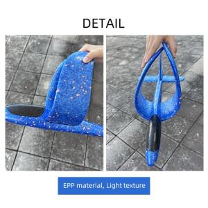 로렌지 33/50CM 대형 폼 글라이더 비행기 손으로 던지는 가벼운 관성 버블 야외 발사 어린이 장난감 남자아
