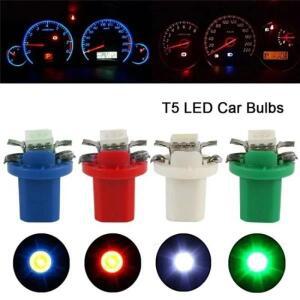 LED 자동차 계기판 조명 저전력 전구 5050 SMD 대시보드 스위치 램프 12V 인테리어 T5 B8.5d 10개