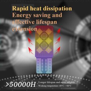 2개 6smd 3020 칩 LED 전구 화이트 6500K 9-60V T10 194 168 W5W 자동차 실내 독서등 번호판등