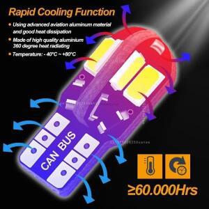 2/100개입 W5W T10LED 전구 캔버스 5730 8SMD 4014 26smd 12V 6000K 194 168 자동차 지도등 돔등 주차등 신