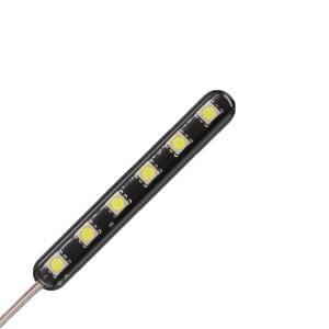 12V 6 LED Strobe Light Strip High-quality Car Motorcycle Universal Medium Grid Flash Emergency Licen