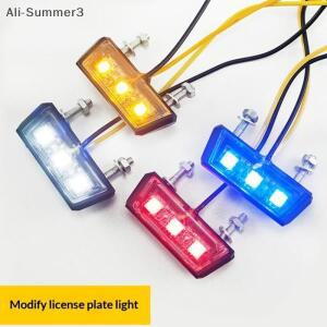 12V LED 라이트 방수 바이크 오토바이 번호판 후미등 홀더