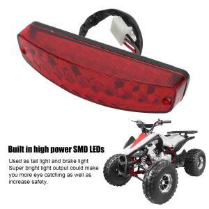 ZK20 LED 후면 테일 브레이크 라이트 Taotao 50cc 70CC 110cc 125cc ATV 쿼드 용 3핀 방수 교체