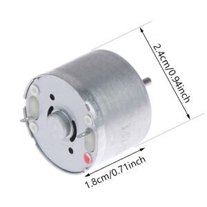 DIY 자동 태양 에너지 310 모터 기 전자 제품에  1Pcs RF-320T-12400 6V DC 마이크로