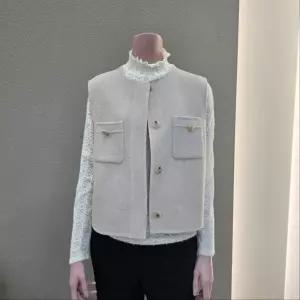 꼼빠니아라운드 아웃포켓 모직 베스트 CAEW1WVT300 _IC