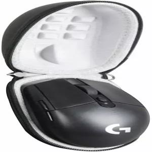 G305 라이트스피드 무선 게이밍 마우스용 허미셸 여행용 케이스(전용 케이스)(블랙)