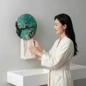 전기 타월워머 대리석 욕실 수건건조기 온열 스마트 프리미엄 수건걸이