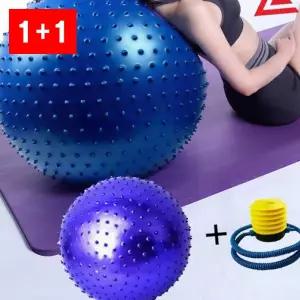 짐볼 요가 홈트 코어 근력 펌프 퍼플 75cm