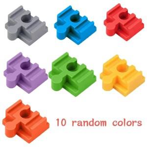 로렌지 10pcs Universal Wooden Tracks Connectors Accessories Big Size Blocks Adapters fit for Brand T