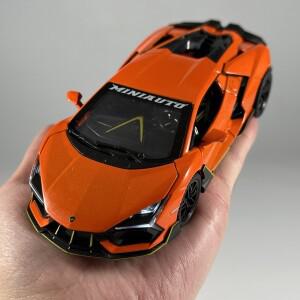 로렌지 1:32 Lamborghini Revuelto 카 합금 금속 다이캐스트 모델 자동차 홈 장식 및 컴퓨터 데스크톱 휴일