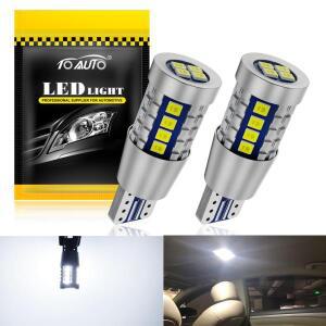 2pcs T10 W5W 194 168 LED 전구  20 SMD 자동차 주차 위치 조명 인테리어지도 돔 램프 화이트 2000LM 12V