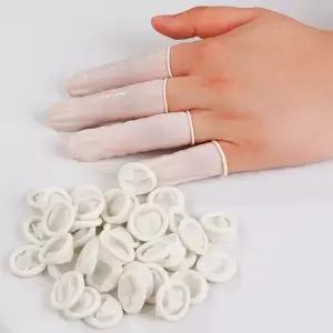 일회용 라텍스 손가락 보호 커버 100g 500g 위생 장갑