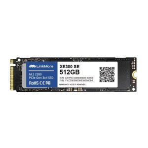 LinkMore XE300 SE 512GB PCIe 3세대 NVMe M.2 2280 내장 솔리드 스테이트 드라이브 3.0X4세대 읽기 속도 최대 2100MB/sLatop 및 PC용