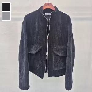 [리빌모아]남자 간절기 크롭 투웨이 집업 자켓 5C JKA Q113 검정_P423487679