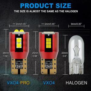 2x W5W LED T10 슈퍼 밝은 2.7W 5W5 194 168 자동차 용 실내 조명 12V 차폭등 돔 웨지 주차 전구