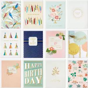 Hall 우아한 올케이스 카드 모음 봉투가 된 2장의 리필 팩 정리함 생일 감사 공감