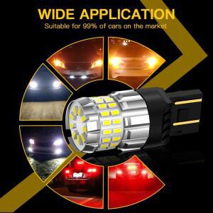 2pcs T20 LED 조명 7443 역방향 백업 램프 W21/5W 7444NA 푸조 호환 4007 2007-2013 혼다 오디세이 2005-20