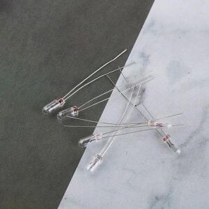 25개 인디케이터 전구 텅스텐 램프 미니어처 5mm 4mm 3mm 12V 미니 에디슨 백열 필라멘트