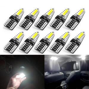 10X T10LED W5W 전구 자동 인테리어 독서 운명 트렁크 라이트 푸조 호환 206 508 307 406 3008 Led 조명 60