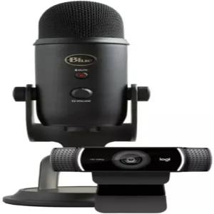 블루 마이크 USB 블랙아웃 플러스 C922 프로 스트림 스트리머 팩
