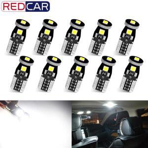 10pcs T10Led  W5W 전구 168 194 6000K 화이트 신호 램프 돔 독서 번호판 라이트 자동차 인테리어 조명 12V