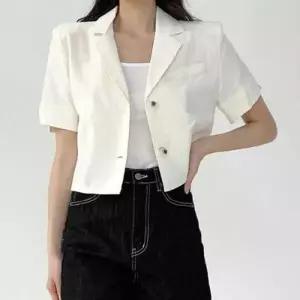 [텐바이텐]루즈핏자켓 레귤러핏 어깨패드 크롭자켓 레더자켓