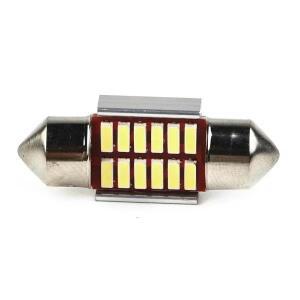 LED 전구 C10W  밝은 4014 인테리어 자동차 독서등 12V 2W 180LM 6500K 화이트  빛 31mm 1개