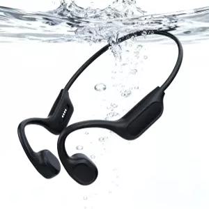 QMHL 수영 폰 본 컨덕턴스 블루투스 60 이어 스포츠 셋 IP68 방수 내장 MP3 플레이어 32G 메모리 달리기